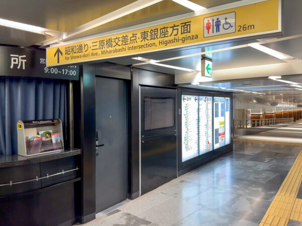 フレイアクリニック 銀座院の行き方（東京メトロ「銀座駅」から）1