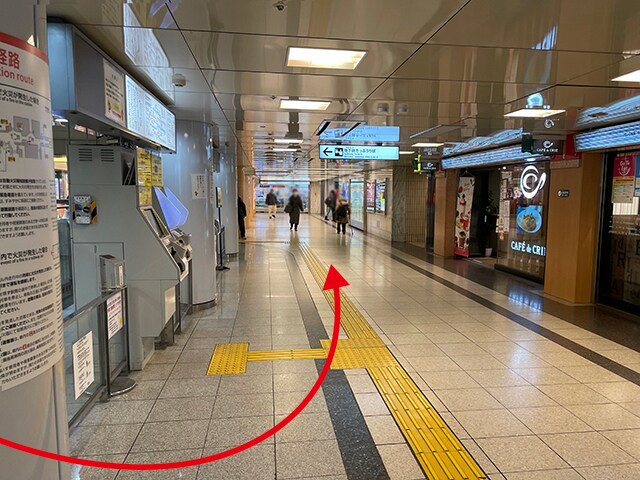 アリシアクリニック 名古屋栄院の行き方（栄駅から）1